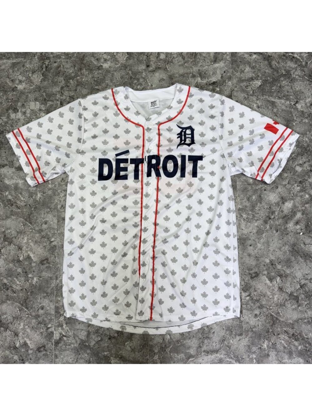 Detroit Tigers Canadian Heritage Baseball Jersey 2025 Promo Giveaway XL